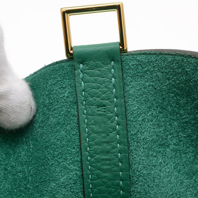 追跡あり★エルメス★ピコタン18 vert moyen ゴールド金具 SALE対象 5%OFF】エルメス ピコタンロック PM 18 ヴェールモワ