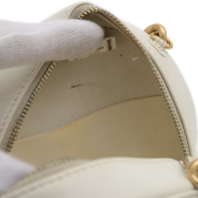 シャネル シャネル19 ラウンド チェーンショルダーバッグ カーフ