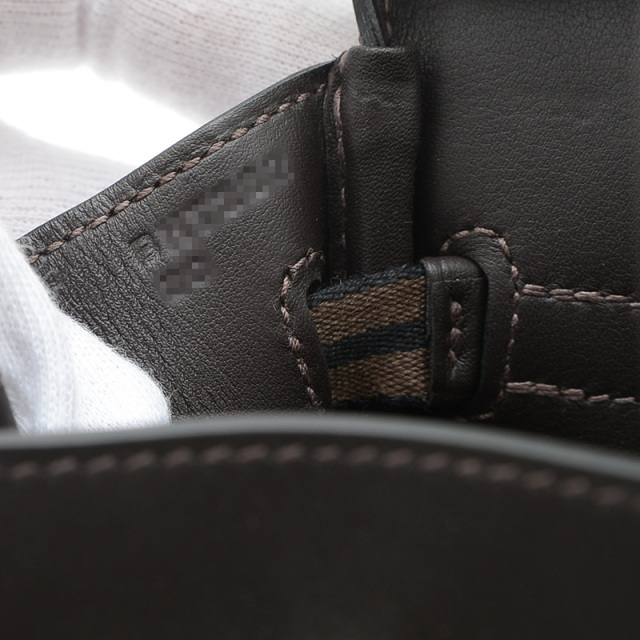 HERMES25フェルト エルメス バーキン25 ゴーチーム フェルト/スイフト エベンヌ