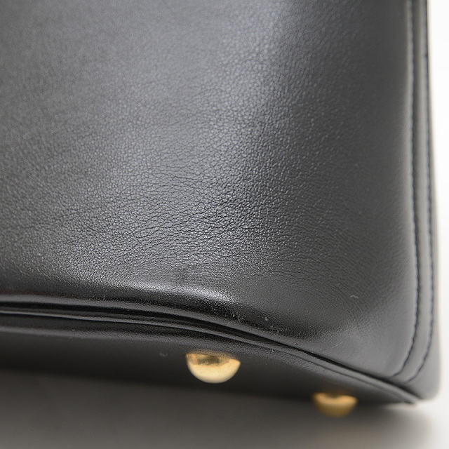 エルメス ボリード31 ボックスカーフ ブラック ゴールド金具 Y