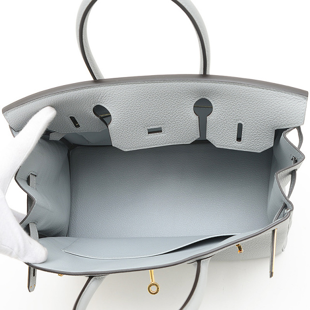 ❤お得なお品❤グッドニュースGM ブルーミコノス SV金具 エルメス □O刻印 HERMES】【シルバー金具】エルメス『グッドニュースGM』O刻印