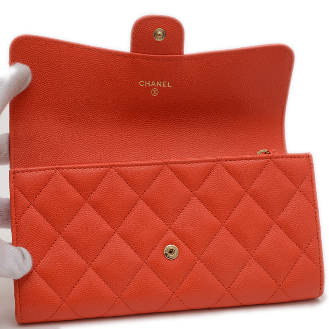 CHANEL シャネル マトラッセ フラップウォレット オレンジ 楽天市場】【〜8/11 最大3万円クーポン】シャネル CHANEL