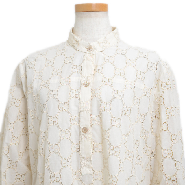 GUCCI アイボリー レース ジャンパー GUCCI アイボリー レース ジャンパー GUCCI アイボリー レース