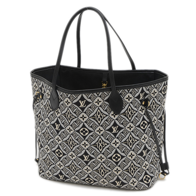 Louis Vuitton モノグラム ネヴァーフルMM ブラック トートバッグ LOUIS VUITTON ネヴァーフル MM トートバッグ ブラック ゴールド
