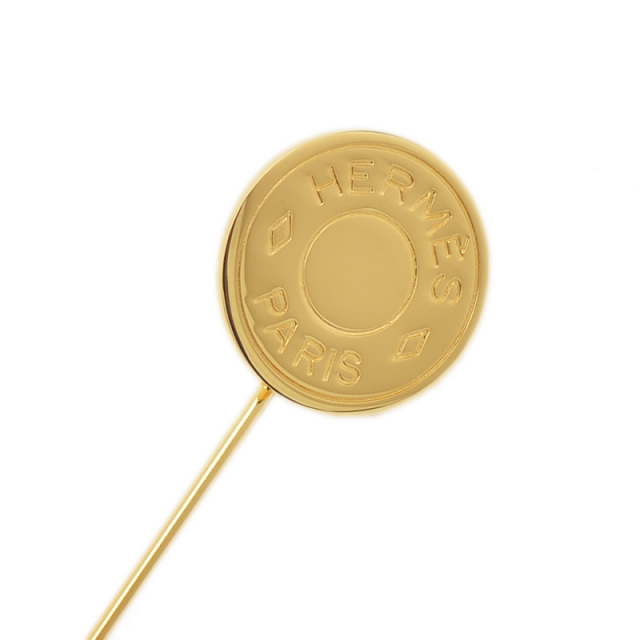 エルメス ピンブローチ セリエ メタル ゴールド HERMES
