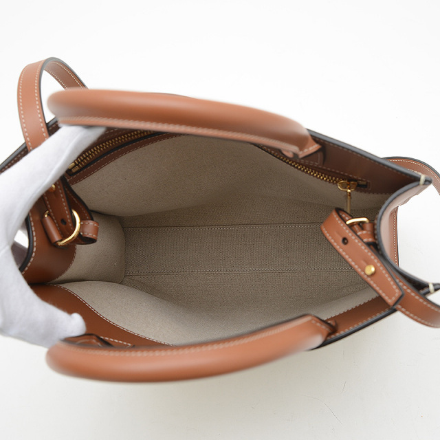 セリーヌ バーティカル カバ 2WAYバッグ スモール キャンバス