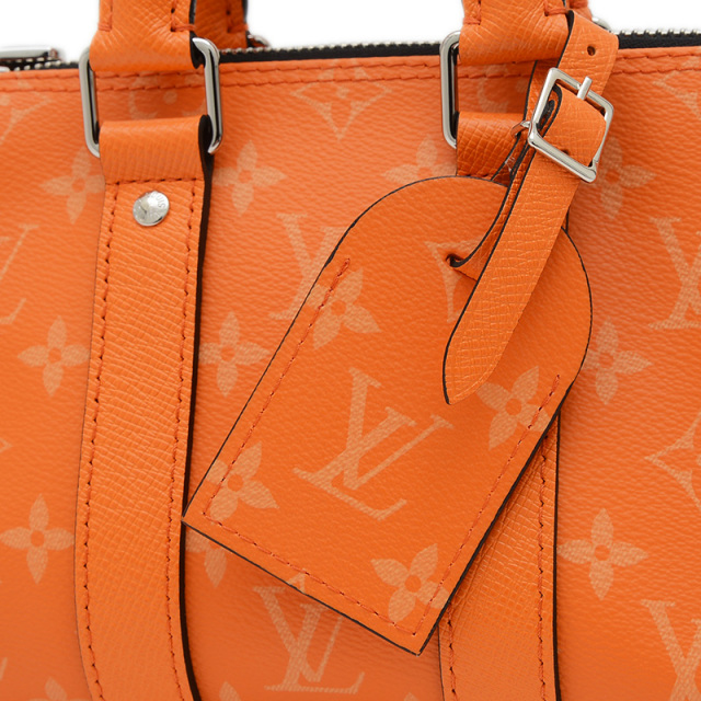 【レアアイテム】Louis Vuitton　キーポルバンドリエール　オレンジ LOUIS VUITTON】ルイ・ヴィトン キーポル・バンドリエール45