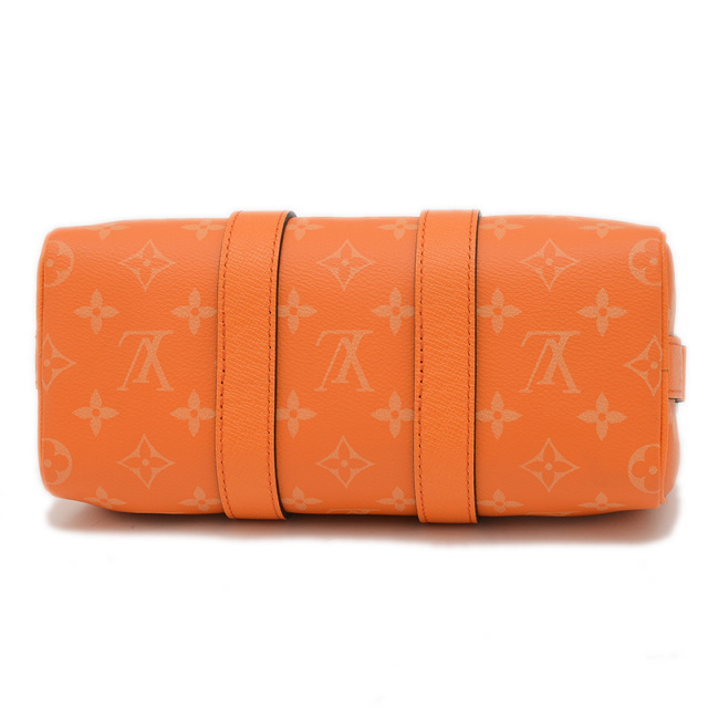 【レアアイテム】Louis Vuitton　キーポルバンドリエール　オレンジ LOUIS VUITTON】ルイ・ヴィトン キーポル・バンドリエール45