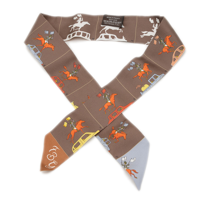 エルメス ツイリー エルメス パラード Hermes Parade マロン