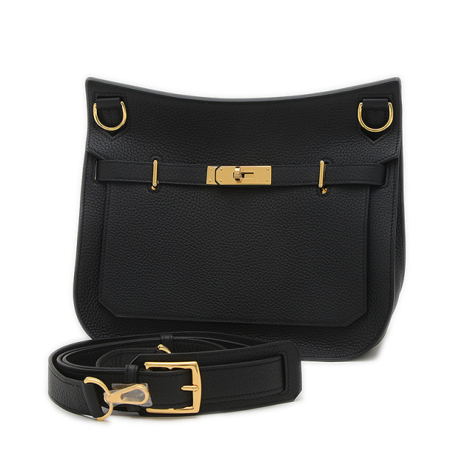 エルメス ジプシエール28 トリヨン ブラック ゴールド金具 W刻印