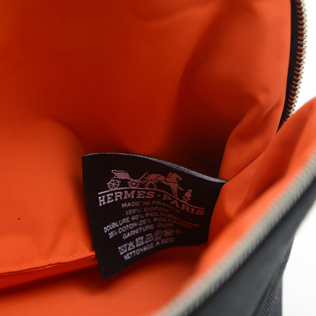 良品✨ エルメス キャンバス ボリードポーチ ミニ ブラック HERMES エルメス ポーチ ボリードポーチ ミニ 黒 (ブラック