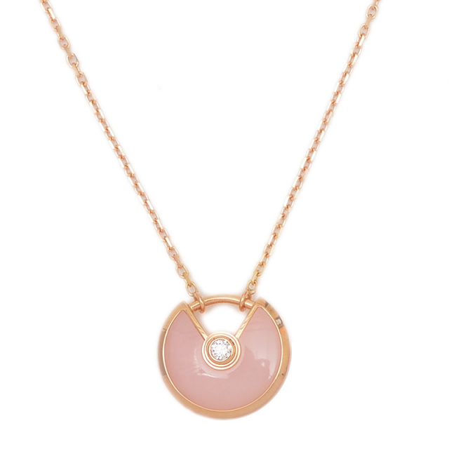 カルティエ アミュレット ドゥ カルティエ XS ネックレス K18PG/ダイヤ