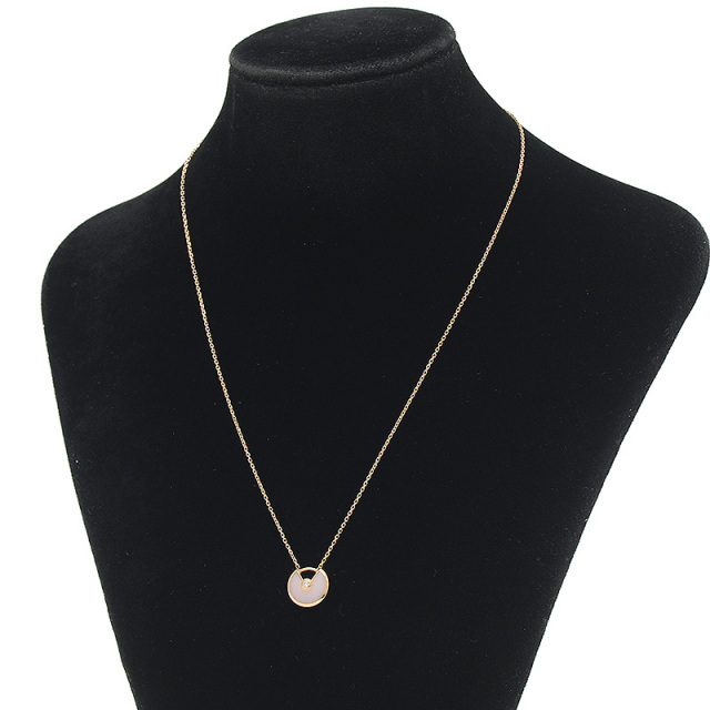 カルティエ アミュレット ドゥ カルティエ XS ネックレス K18PG/ダイヤ