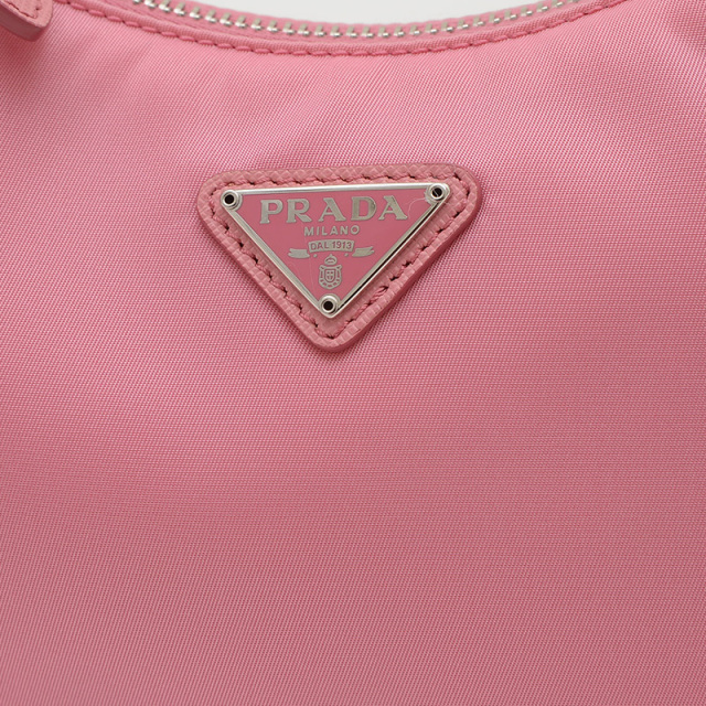 プラダ ピンク ナイロン ミニトートバック PRADA プラダ トライアングルロゴ ミニバッグ ハンドバッグ