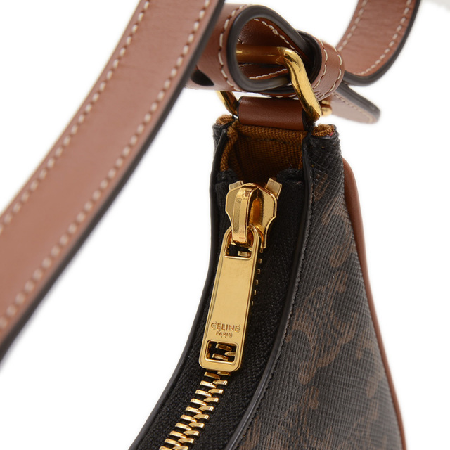 【CELINE】セリーヌ★ ava ★アババック★トリオンフ★ミニBAG Ava Bag IN Triomphe Canvas and calfskin - Tan | CELINE