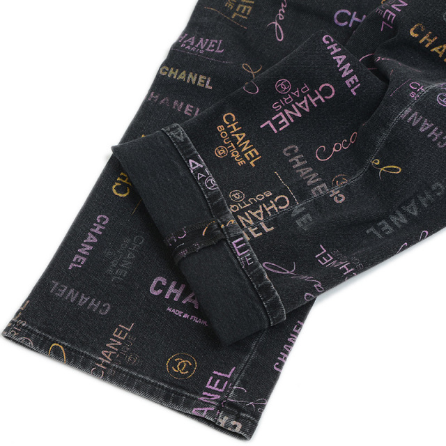 シャネル デニムパンツ ロゴ コットン 楽天市場】シャネル CHANEL デニム パンツ デニムパンツ 衣料品