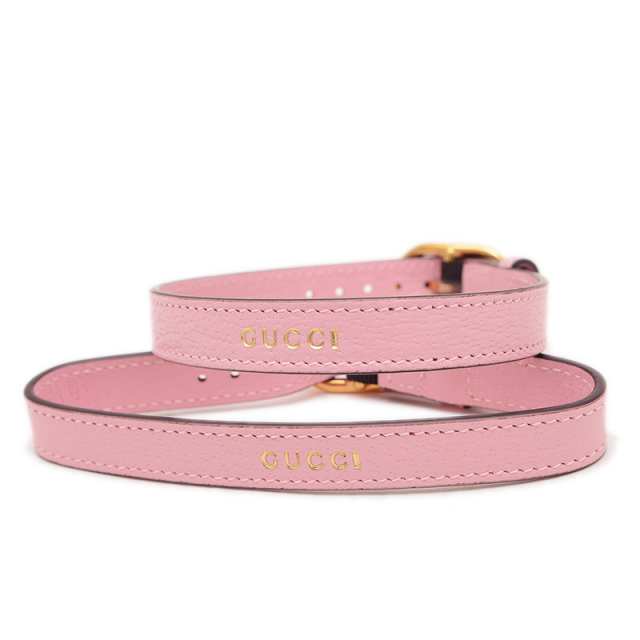 在庫処分セール 言い換え グッチ バンブーダイアナ用 ハンドル ベルト レザー ピンク GUCCI アクセサリー