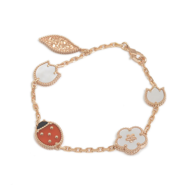 美品VanCleef&Arpels ヴァンクリーフ&アーペル ブレスレット 5P 楽天市場】【Van Cleef & Arpels 】ヴァンクリーフ＆アーペル