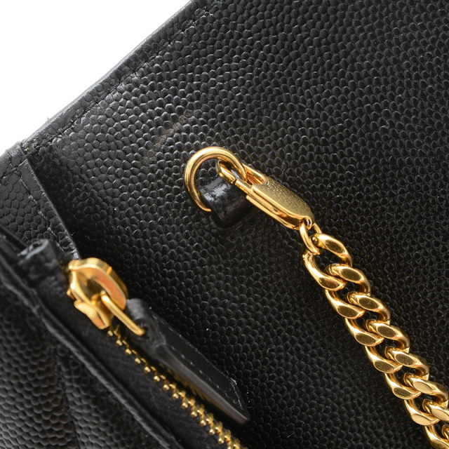 サンローランパリ カサンドラ エンベロープ チェーンウォレット