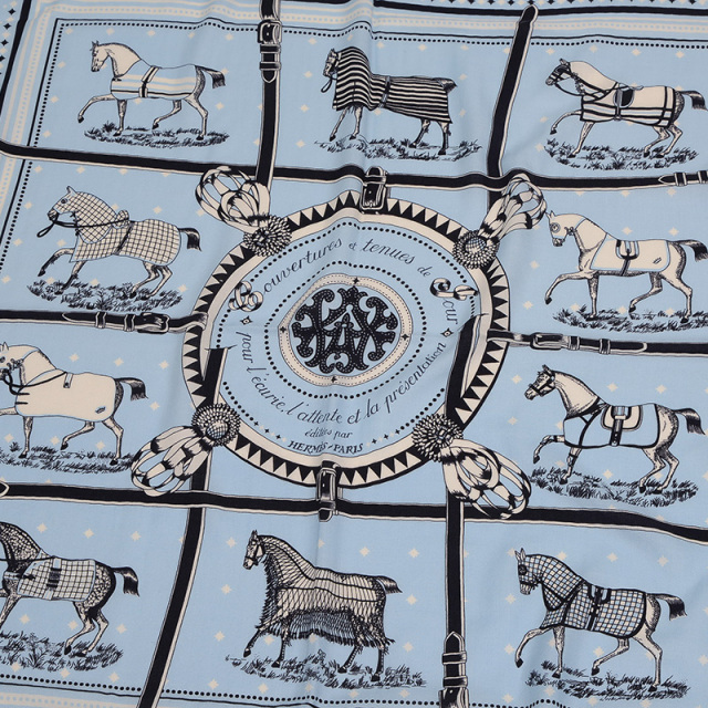 エルメス カレ140 馬着 Couvertures et tenues de Jour Bandana