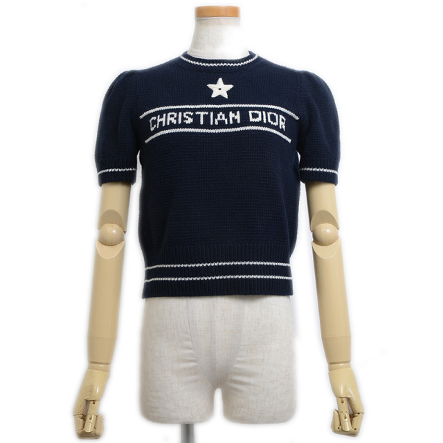 DIOR st 半袖ニットセーター Dior 半袖ニット ショートスリーブ セーター