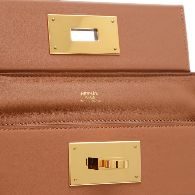 エルメス ヴァンキャトル 24/24 21 ミニ トゴ/スイフト ゴールド