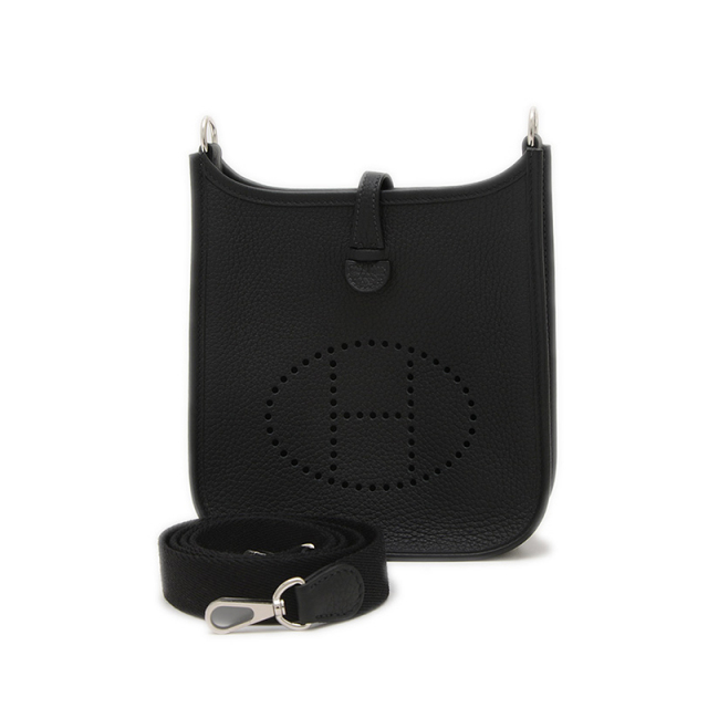 エルメス エブリン TPM HERMES ブラック　シルバー金具 エルメス エブリン TPM HERMES ブラックシルバー金具