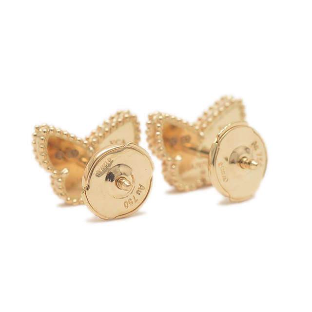 ヴァンクリーフ＆アーペル スウィート パピヨン　ピアス 美品 ヴァン クリーフ&アーペル スウィート パピヨン ピアス ゴールド