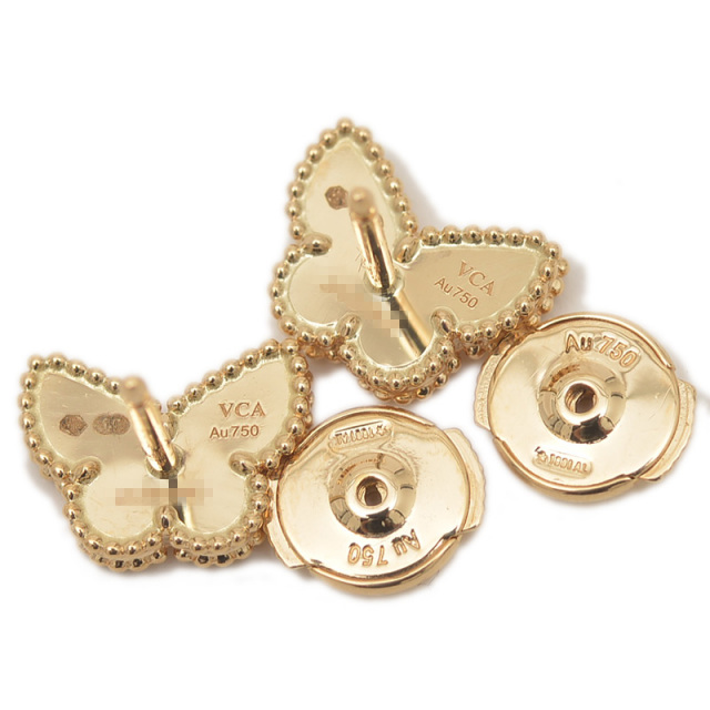 最終値下げ✨ハイクオリティ✨パピヨン　マザーオブパール　ピアス 楽天市場】Van Cleef & Arpels ヴァン クリーフ & アーペル VCA