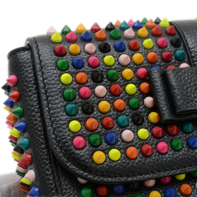 クリスチャンルブタン チェーンショルダーバッグ レザー