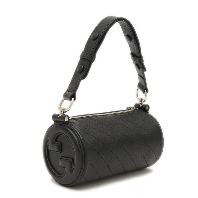 グッチ ブロンディ スモール ショルダーバッグ レザー ブラック 760176