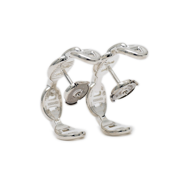 エルメス シェーヌダンクル アンシェネ ピアス SV925 HERMES 