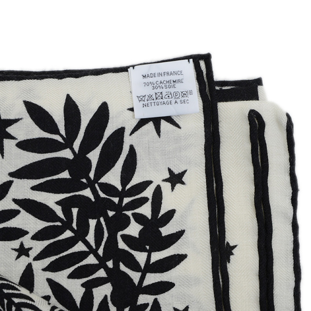 新品 エルメス 140 オルフェウスの魅力に誘われて カシシル 白 黒 新品