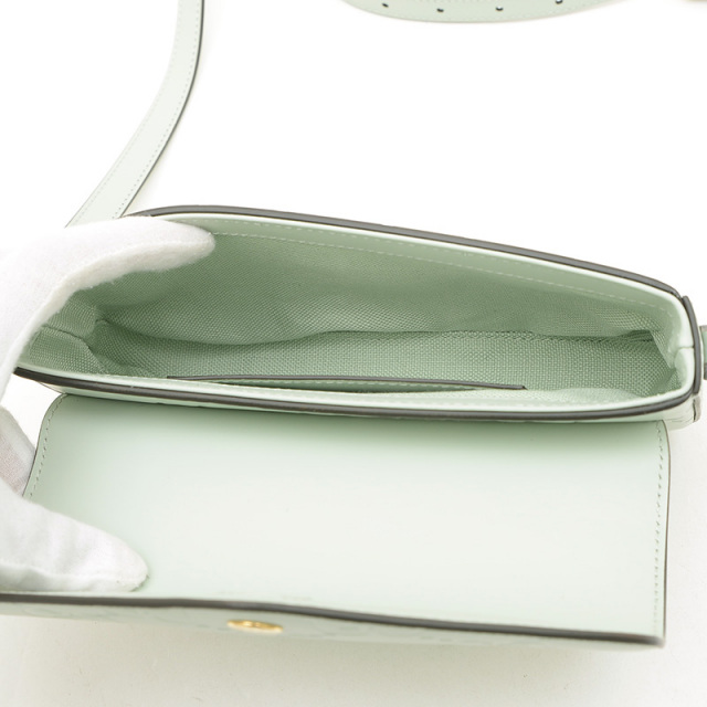 グッチ GGレザー スーパー ミニ ショルダーバッグ レザー グリーン