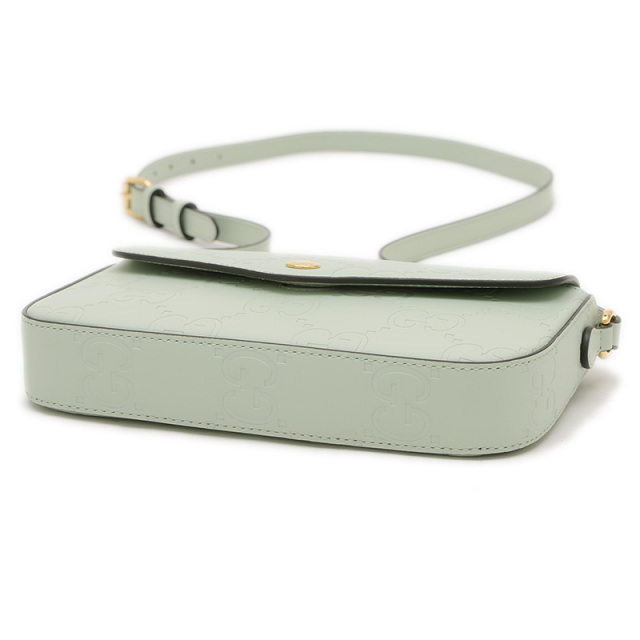 【希少】 GUCCI ショルダーバッグ ヴィンテージ GG クロコ型押 グリーン GUCCI グッチ シェリーライン ショルダーバッグ 269376 204990