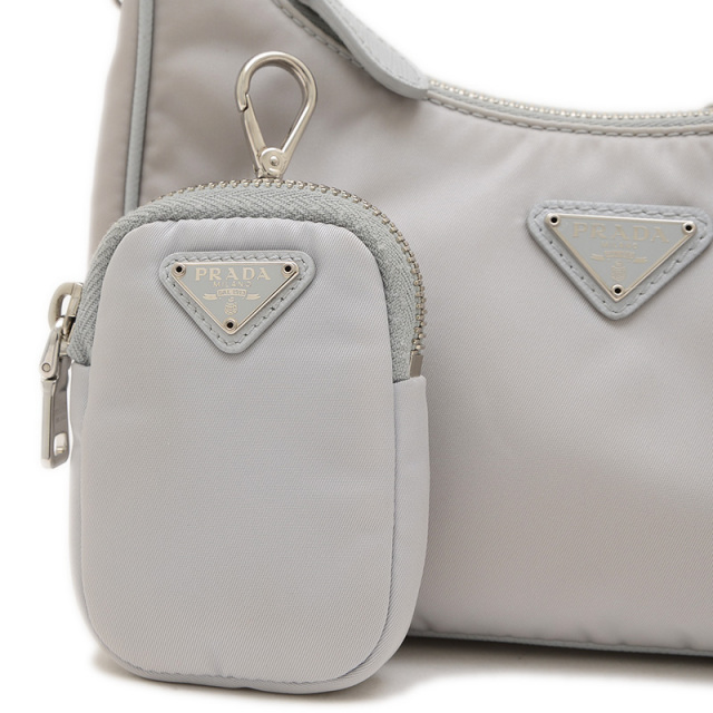 PRADA グレー 2wayショルダーバッグ