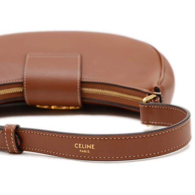CELINEセリーヌ ミディアム トリンオフベルト カーフスキン タンon CELINE セリーヌ ミディアム トリンオフ ベルト カーフスキン タン