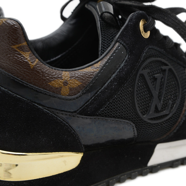 ルイヴィトン ランアウェイ スニーカー レザー/キャンバス