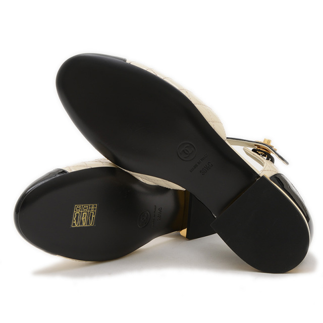 【ロゴが煌めく★】CHANEL パンプス ☆お洒落☆【CHANEL】ストラップパンプス (CHANEL/パンプス