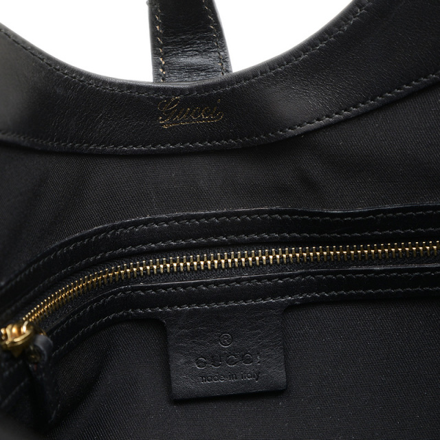 グッチ グッチシマ ニュージャッキー ハンドバッグ レザー ブラック