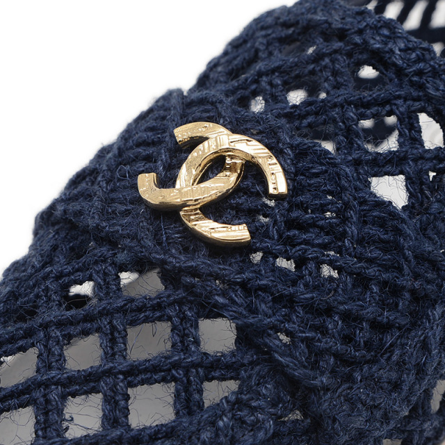 シャネル ココマーク ローファー ブレードコード ネイビー CHANEL - シャネル ココマーク ローファー ブレードコード