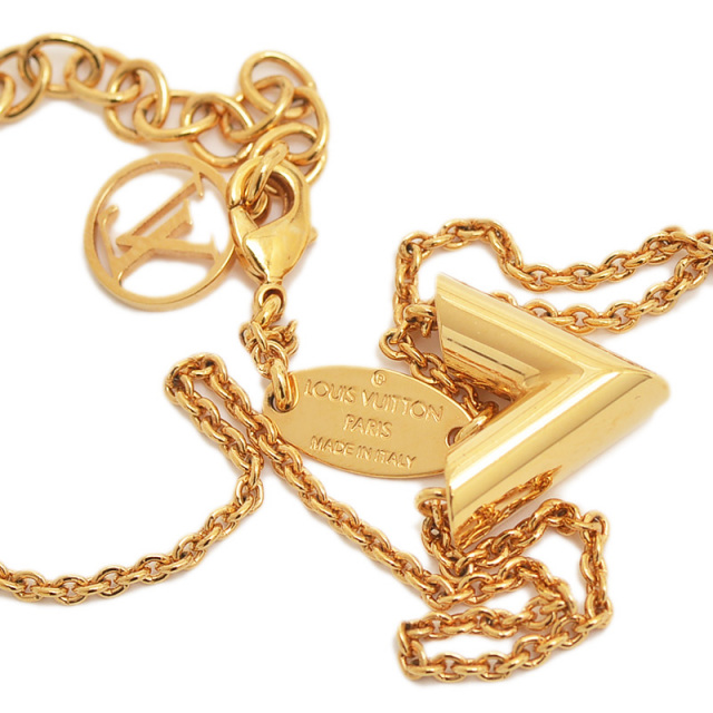ルイヴィトン エセンシャル　V　M61083 ネックレス ゴールド メタル ルイヴィトン LOUIS VUITTON エセンシャルV M61083 ネックレス