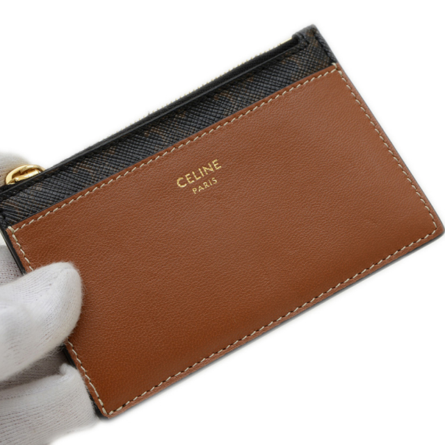 セリーヌ トリオンフ ジップカードホルダー カードケース キャンバス