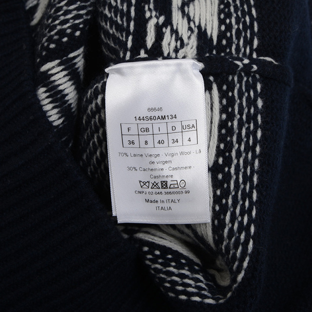 Christian Dior 長袖ニット Christian Dior】クリスチャンディオール『ロゴ ボクシー