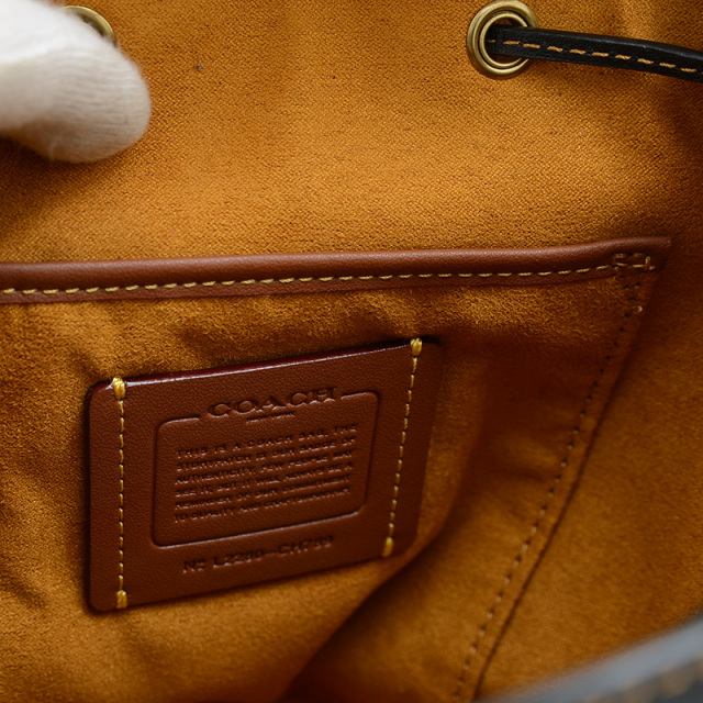 コーチ リア バックパック 21 レザー ブラック CH789 COACH