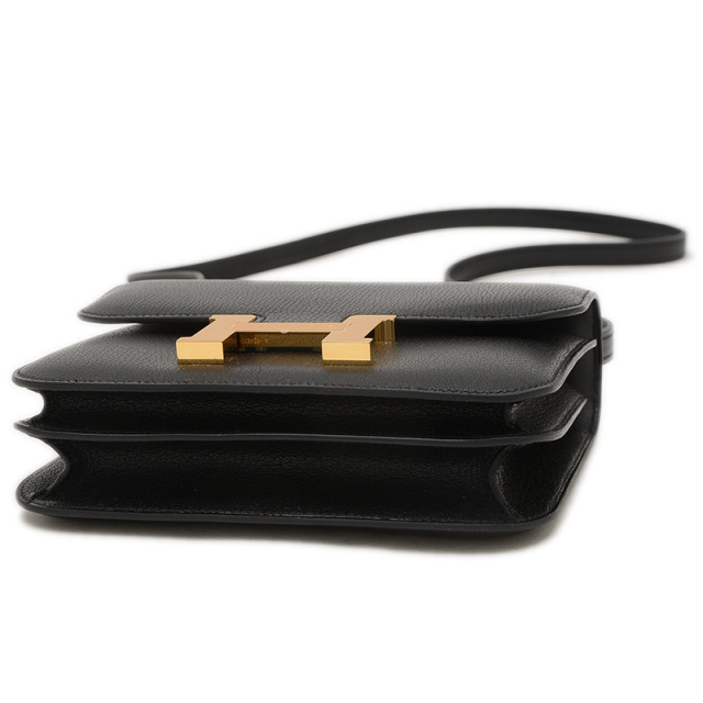 エルメス コンスタンス ミニ 18 ミロワール シェーブル ブラック