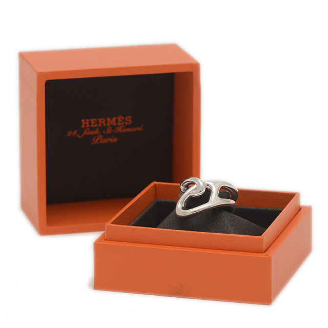 新品 エルメス シェーヌダンクル ツイスト パンク52 超希少◇【HERMES】シェーヌダンクル ツイスト パンクリング PM