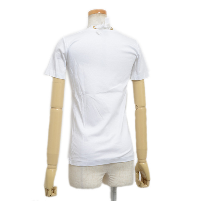 Louis Vuitton ホワイト Tシャツ 半袖 Louis Vuitton LV Monogram Embroidered Cotton T-Shirt White