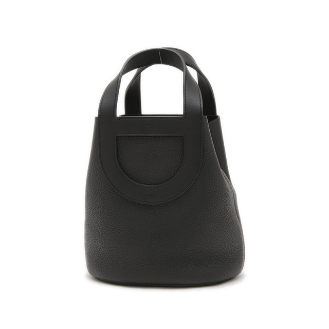 【新品】HERMES インザループ 18黒 W刻印 ブラックキャンバス トワル 新品】HERMES インザループ 18黒 W刻印 ブラックキャンバス