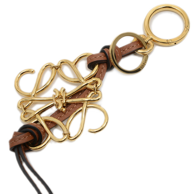 美品　ロエベ　アナグラム　チャーム LOEWE ロエベ アナグラム チャーム (カーフ)／キーホルダー